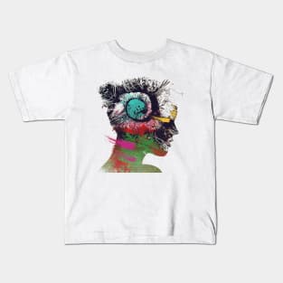 Colorful Woman Kids T-Shirt